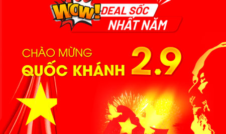 Khuyến mãi 2/9 – “Deal to khổng lồ”